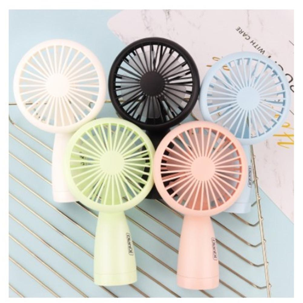 Portable Handheld Mini Fan Usb Rechargeable Ultra-quiet Dormitory Student Desk Cooling Fan(Lcd Lighting Fan)_000173